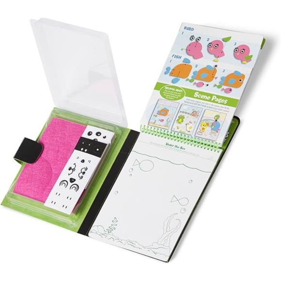 On the Go Felt Friends Craft Activity Set With 188 Felt Stickers -Arts And Craft - Picture 2 of 6